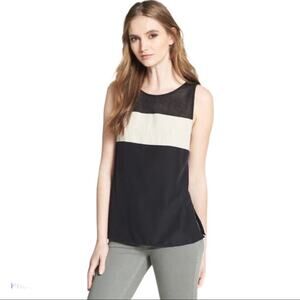 SANCTUARY Mesh Yoke Colorblock Tank